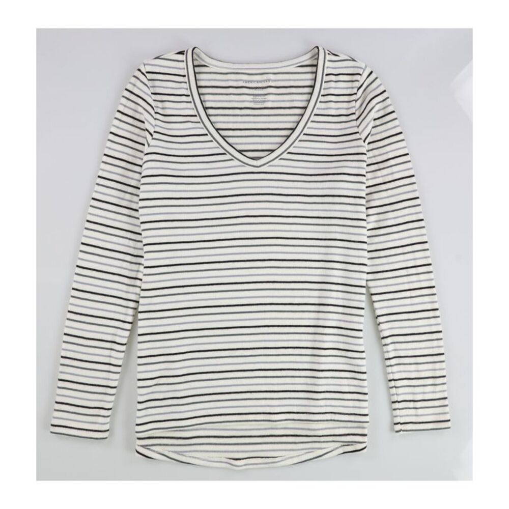 American Eagle Womens Soft & Sexy Pullover Sweater, Off-White, XS, DM